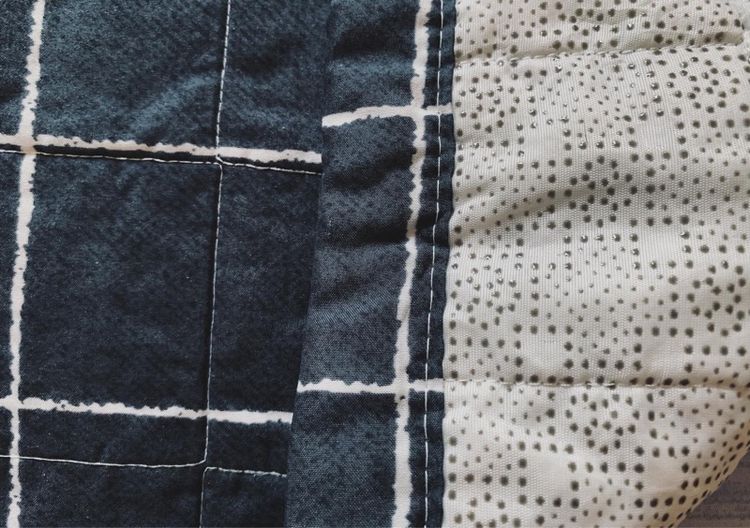 ผ้าปูรองนอน (แบบบาง) ขนาด 3.5ฟุต เอิร์ธโทนสีน้ำเงินลายตาราง มือสองสภาพดี สินค้าญี่ปุ่น-เกาหลีแท้ รูปที่ 6