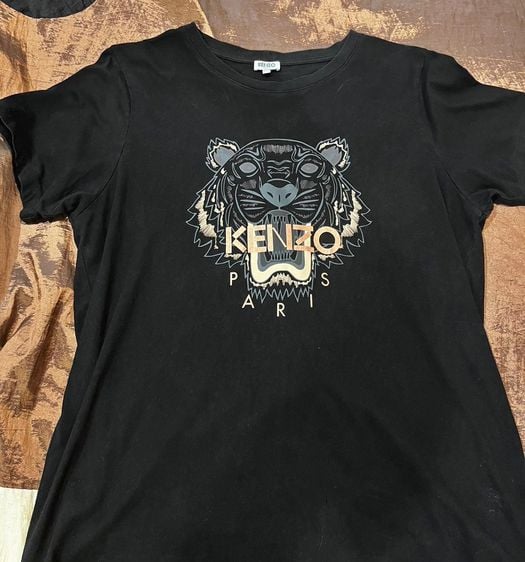 อื่นๆ เสื้อทีเชิ้ต ดำ แขนสั้น KENZO Tiger Print  T-Shirt