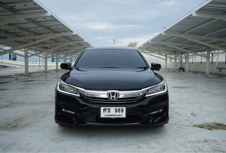 Honda Accord 2018 2.0 Hybrid Tech i-VTEC Sedan ไฮบริด ไม่ติดแก๊ส เกียร์อัตโนมัติ ดำ รูปที่ 3