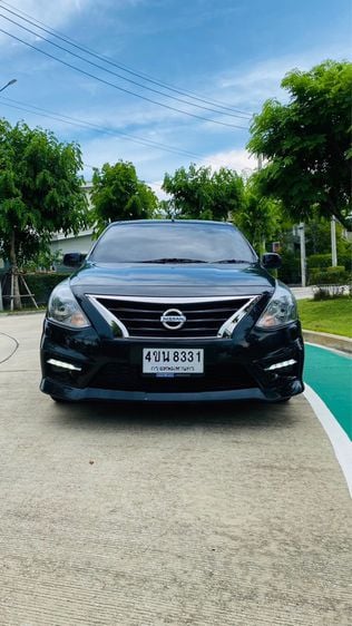 Nissan Almera 2018 1.2 E Sportech Sedan เบนซิน ไม่ติดแก๊ส เกียร์อัตโนมัติ ดำ รูปที่ 2