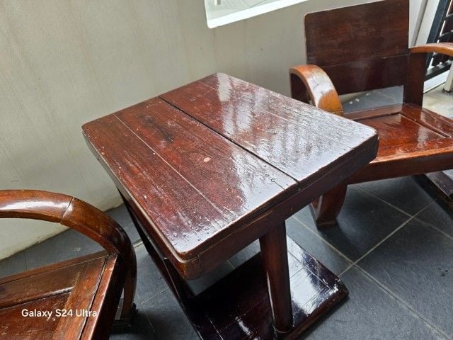 ชุดโต๊ะไม้เก่าโบราณ ราคา 3,900 บาท รูปที่ 16