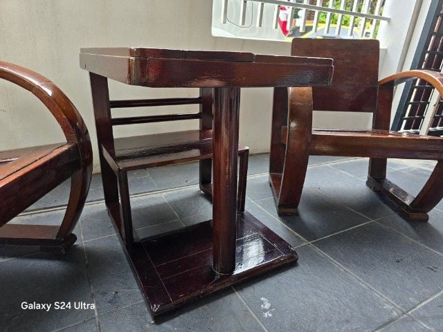 ชุดโต๊ะไม้เก่าโบราณ ราคา 3,900 บาท รูปที่ 15