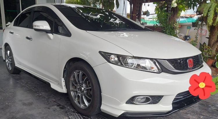 Honda Civic 2015 1.5 EX Sedan เบนซิน เกียร์อัตโนมัติ ขาว รูปที่ 4