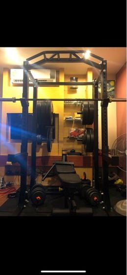 Half Rack 300kg Limit with dip and pull-up bar รูปที่ 1
