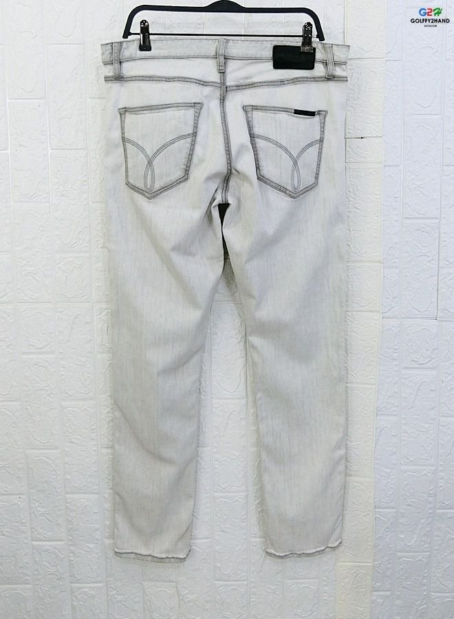 CKJ Calvin Klein Jeans แท้ เอว35 กางเกงยีนส์DENIMขายาวคลาสสิกสปอต รูปที่ 6