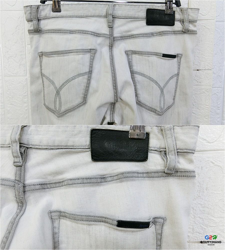 CKJ Calvin Klein Jeans แท้ เอว35 กางเกงยีนส์DENIMขายาวคลาสสิกสปอต รูปที่ 7