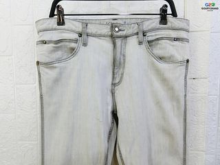 CKJ Calvin Klein Jeans แท้ เอว35 กางเกงยีนส์DENIMขายาวคลาสสิกสปอต-1