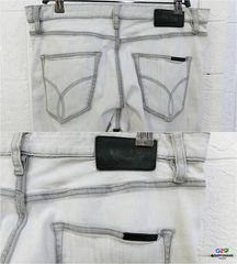 CKJ Calvin Klein Jeans แท้ เอว35 กางเกงยีนส์DENIMขายาวคลาสสิกสปอต-6