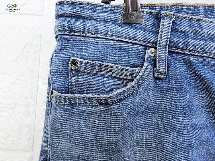 CKJ Calvin Klein Jeans แท้ เอว35 กางเกงยีนส์ขายาวคลาสสิกสปอต รูปที่ 3