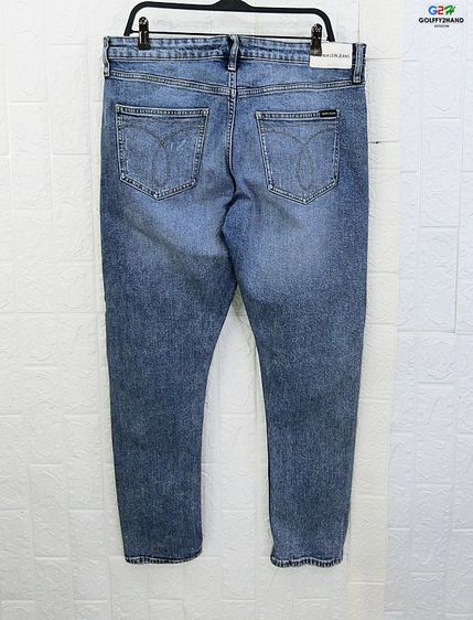CKJ Calvin Klein Jeans แท้ เอว35 กางเกงยีนส์ขายาวคลาสสิกสปอต รูปที่ 6