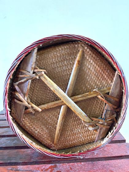 ตะกร้าจีน ใบใหญ่โบราณB2 รูปที่ 10