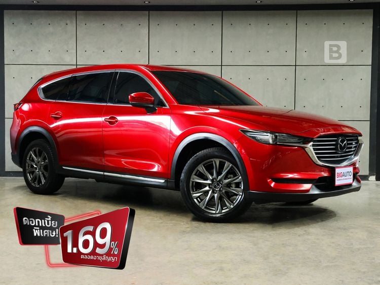 Mazda CX-8 2021 2.5 SP Utility-car เบนซิน ไม่ติดแก๊ส เกียร์อัตโนมัติ แดง รูปที่ 1