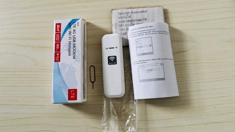 ตัวปล่อยสัญญาณ wifi USB WIFI pocket wifi LTE  รูปที่ 1