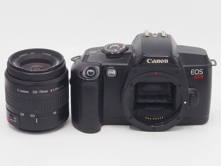ขายกล้องใช้ฟิลม์ CANON EOS 888 มาพร้อมเลนส์ CANON EF 38-76 MM เลนส์ซูมเมาส์ EF ไม่ใช่ EF-S ตัวเลนส์สามารถไปใส่กับกล้อง FULL FRAME ได้