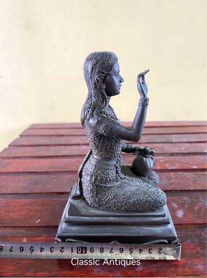 แม่นางกวัก ทองเหลืองโบราณสะสม รูปที่ 11