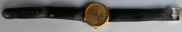 นาฬิกา Boy Size tissot 1853 sapphire crystal     แท้ SWISS MADE มีวันที่ ระบบ Quartz ขนาด36 มิลรวมเม็ด ตัวเรือนทอง 18K GOLD ELECTROPLATED WA รูปที่ 9