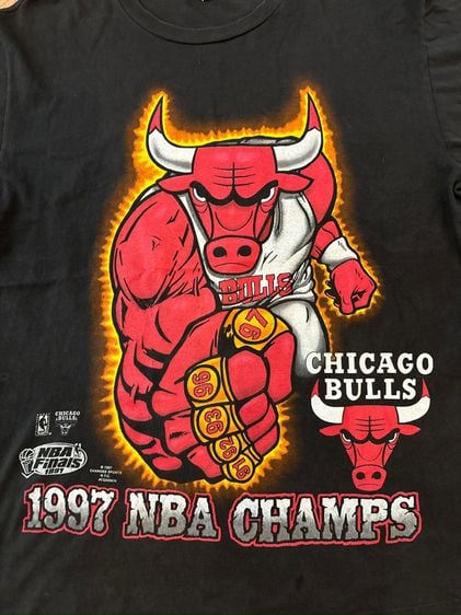 เสื้อยืดงานเก่า Chicago Bulls 1997 ลายงัว รูปที่ 2
