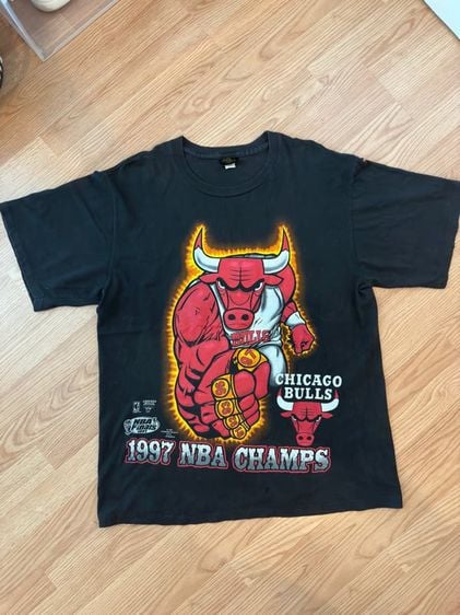 เสื้อยืดงานเก่า Chicago Bulls 1997 ลายงัว รูปที่ 1
