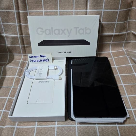 Samsung Tab A9 อุปกรณ์ครบกล่อง สภาพใหม่ รูปที่ 1