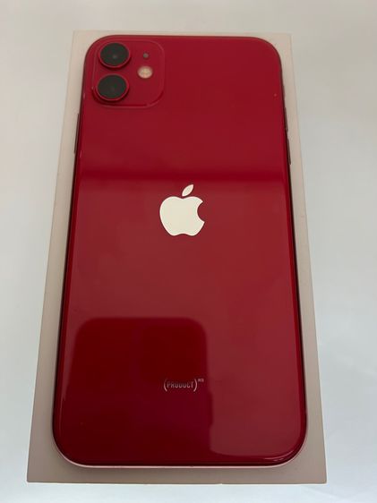 ขาย iPhone 11 64gb สีแดง ศูนย์ไทยแท้ สภาพสวย จอแท้ แบตแท้ สแกนใบหน้าได้ รีเซ็ตได้ ไม่ติดไอคราว ใช้งานดี ปกติทุกอย่าง อุปกรณ์ครบ รูปที่ 1