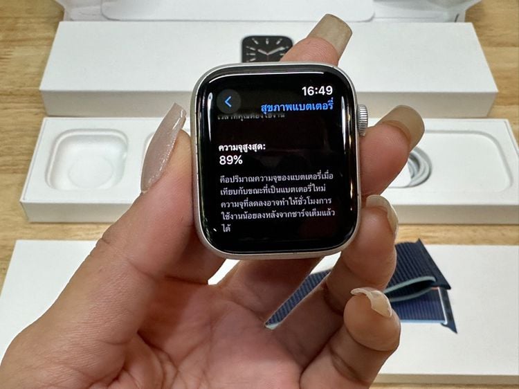 Apple Watch S6 44mm GPS Silver Aluminum รูปที่ 4