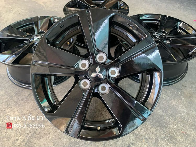 ✨ล้อแม็กป้ายแดง✨Mitsu Triton Black Edition รุ่นใหม่ ขอบ 16 ดำแท้💯สวยกริ๊บ💖 รูปที่ 2