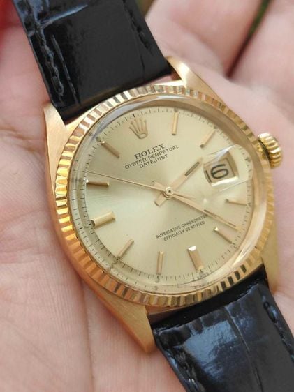 นาฬิกา Rolex DATEJUST Ref.1601 18k Solid Gold 