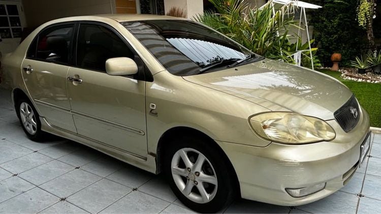 Toyota Altis 2003 1.6 E Sedan เบนซิน ไม่ติดแก๊ส เกียร์อัตโนมัติ บรอนซ์ทอง
