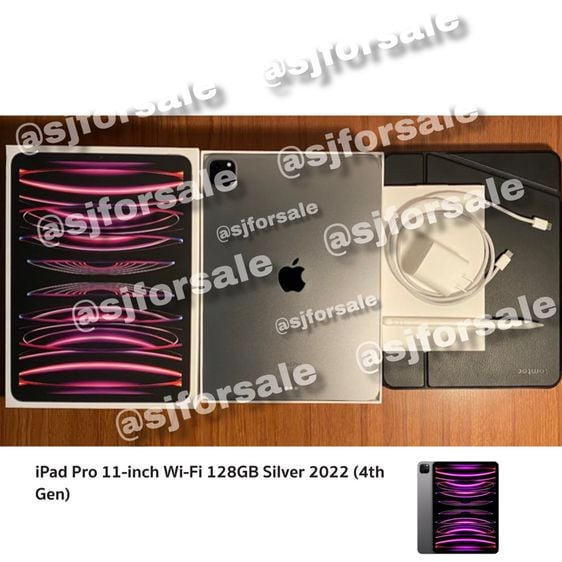 iPad Pro 11-inch Wi-Fi 128GB Silver 2022 (4th Gen) รูปที่ 2