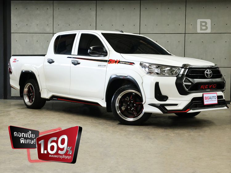 Toyota Hilux Revo 2022 2.4 Z Edition Entry Pickup ดีเซล ไม่ติดแก๊ส เกียร์อัตโนมัติ ขาว