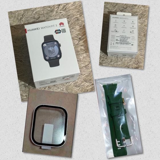 ดำ Huawei watch fit3 ของใหม่ ยังไม่แกะกล่อง สีชมพู ไม่มีปลายทาง