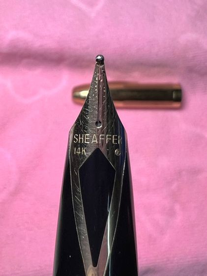 Vintage Sheaffer PFM V (pen for men) snorkel fountain pen with 14K solid gold M nib รูปที่ 9