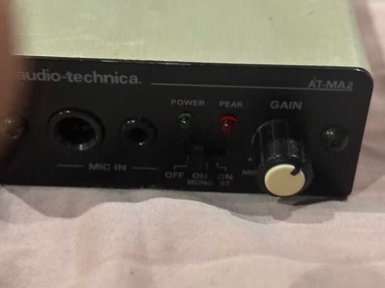 ขายแอมป์ไมโครโฟน Audio Technica AT MA2 ขยายสัญญาณเสียงพร้อมหม้อแปลง 