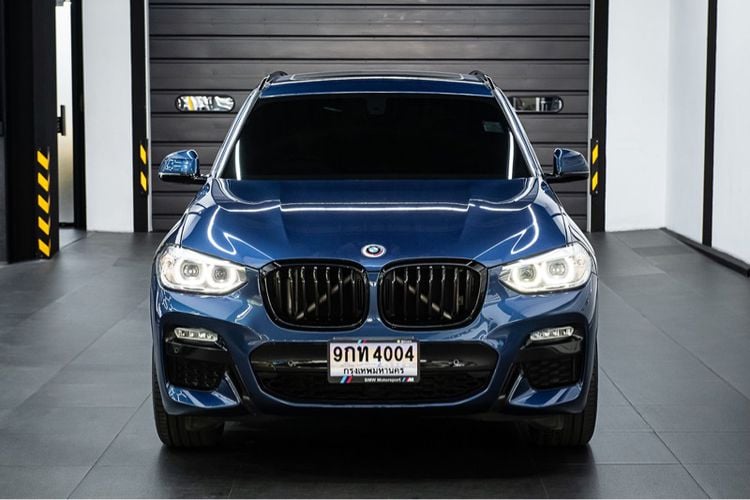BMW X3 2019 2.0 xDrive20d 4WD Utility-car ดีเซล ไม่ติดแก๊ส เกียร์อัตโนมัติ น้ำเงิน รูปที่ 2
