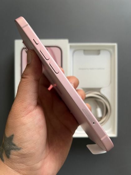iPhone 15 128GB Pink สุขภาพแบต 100 ครบกล่อง ประกันถึงเมษา รูปที่ 5