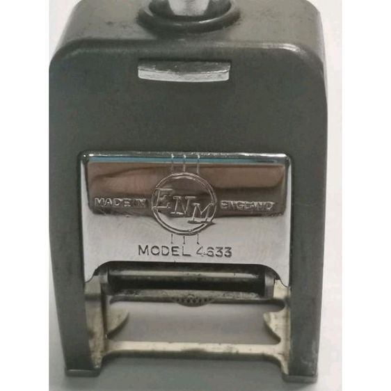 เครื่องพิมพ์วันที่​ วินเทจ​ ยี่ห้อ​ EEM Model 4633 เป็นของเก่าเก็บเหมาะกับการสะสม รูปที่ 10