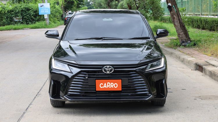 Toyota Yaris ATIV 2023 1.2 Smart Sedan เบนซิน ไม่ติดแก๊ส เกียร์อัตโนมัติ ดำ รูปที่ 2