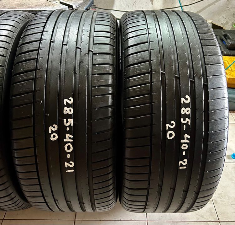 MICHELIN 285 40 21 มือสอง4เส้น รูปที่ 3