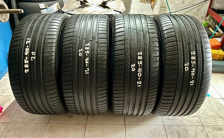 MICHELIN 285 40 21 มือสอง4เส้น รูปที่ 2