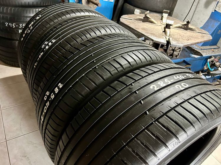 MICHELIN 285 40 21 มือสอง4เส้น รูปที่ 5