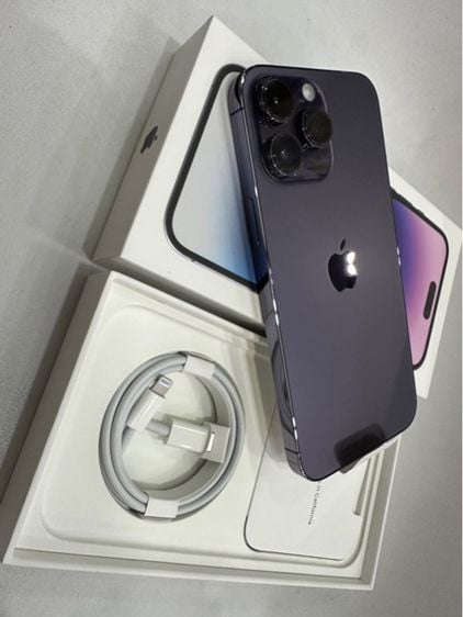 iPhone 14  Promax256GB สีม่วง เครื่องสวยมาก สภาพนางฟ้า รูปที่ 4
