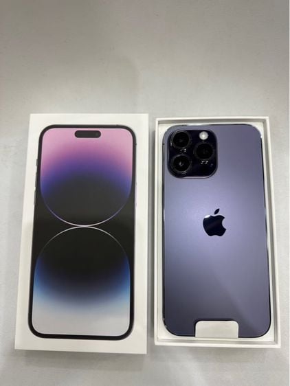 iPhone 14  Promax256GB สีม่วง เครื่องสวยมาก สภาพนางฟ้า รูปที่ 1
