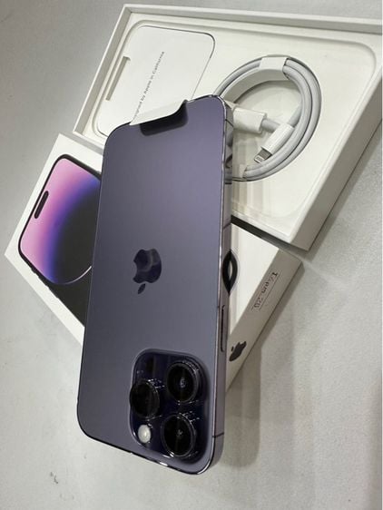 iPhone 14  Promax128GB สีม่วง เครื่องสวยมาก สภาพนางฟ้า รูปที่ 4