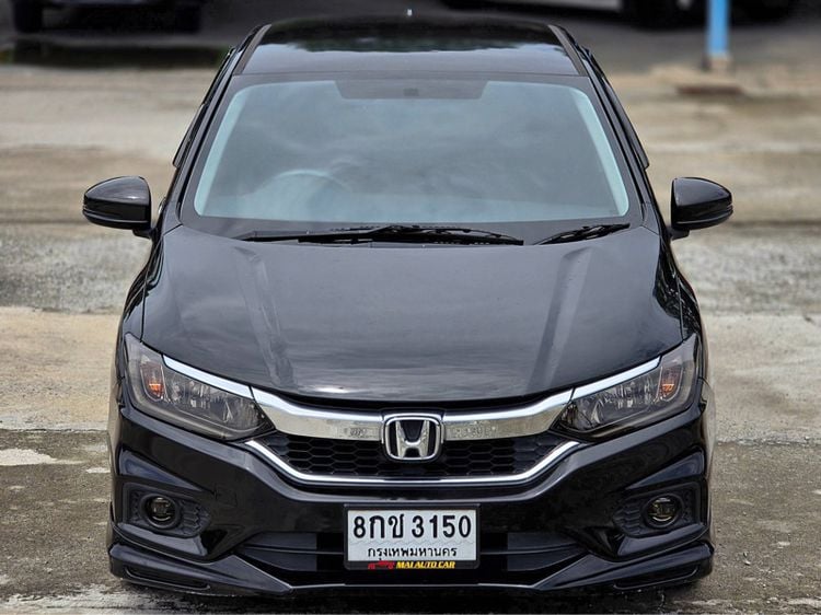 Honda City 2019 1.5 V Plus i-VTEC Sedan ดีเซล ไม่ติดแก๊ส เกียร์อัตโนมัติ ดำ รูปที่ 2
