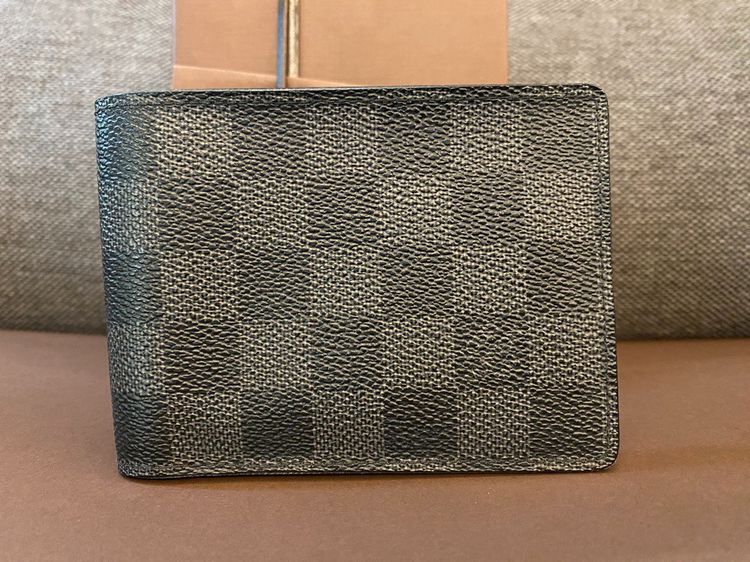 ขายLouis Vuitton Multiple wallet Used Like New ของแท้ จากShop Paris Yr2010   รูปที่ 13