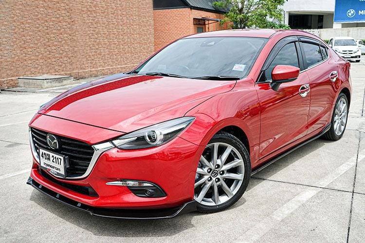 Mazda Mazda3 2017 2.0 S Sedan เบนซิน ไม่ติดแก๊ส เกียร์อัตโนมัติ แดง รูปที่ 1