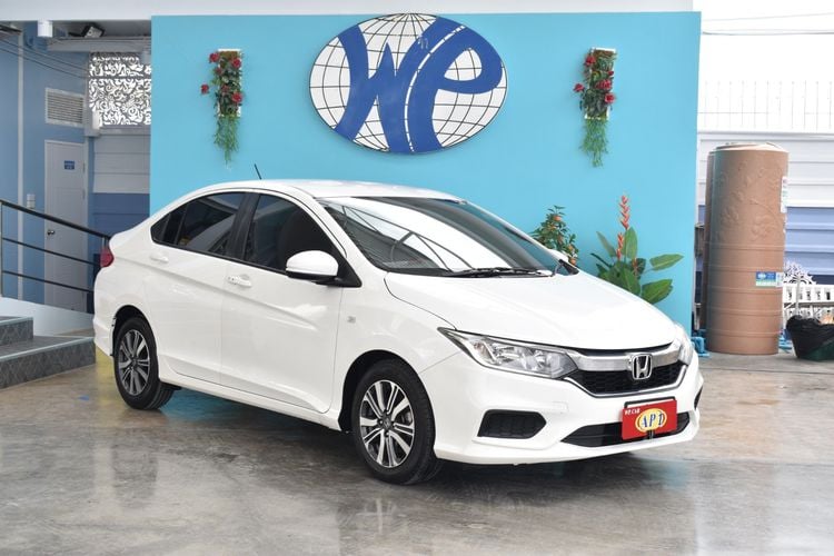 Honda City 2019 1.5 V i-VTEC Sedan เบนซิน เกียร์อัตโนมัติ ขาว รูปที่ 1