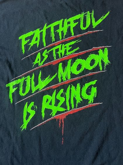 Metallica Faithfull As The Full Moon Is Rising t shirt รูปที่ 3