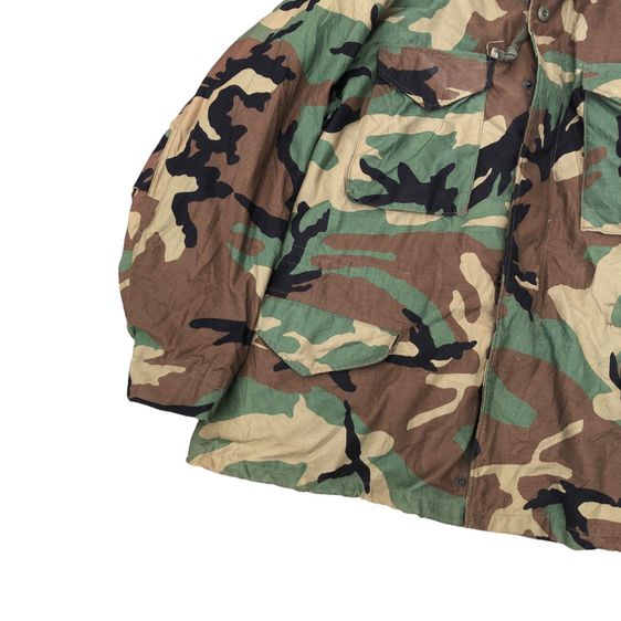 Alpha Industries M-65  Field Jacket Made In USA Military Army Camo Large Regular รูปที่ 5