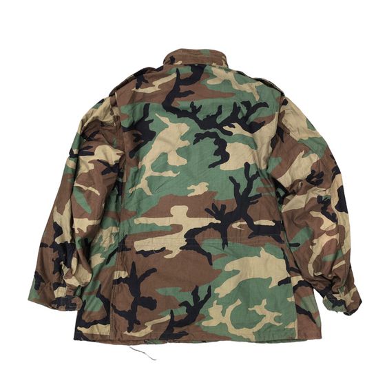 Alpha Industries M-65  Field Jacket Made In USA Military Army Camo Large Regular รูปที่ 9